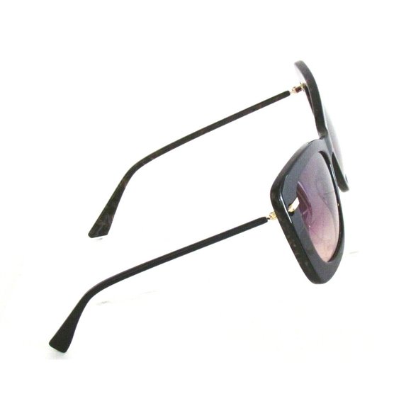 Derek Lam Black Cat-Eye Gradient Lenes Large Designer Sunglasses main image 9